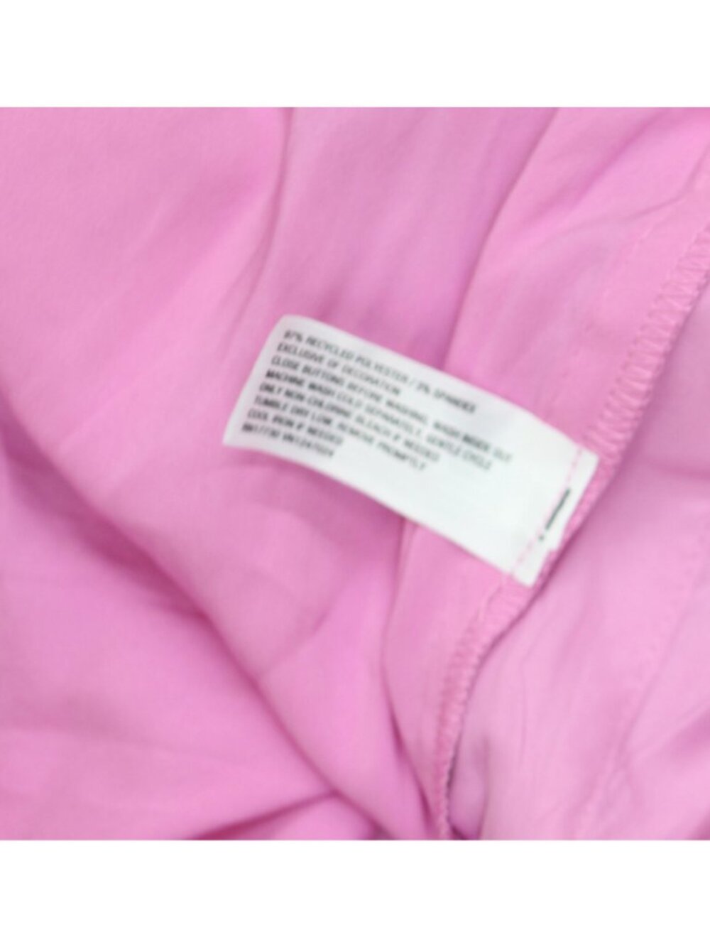 NWT Joylab Elastic Waist Satin Tear Away Track Drawstring Pants Neon Pink 2XL - Picture 5 of 10